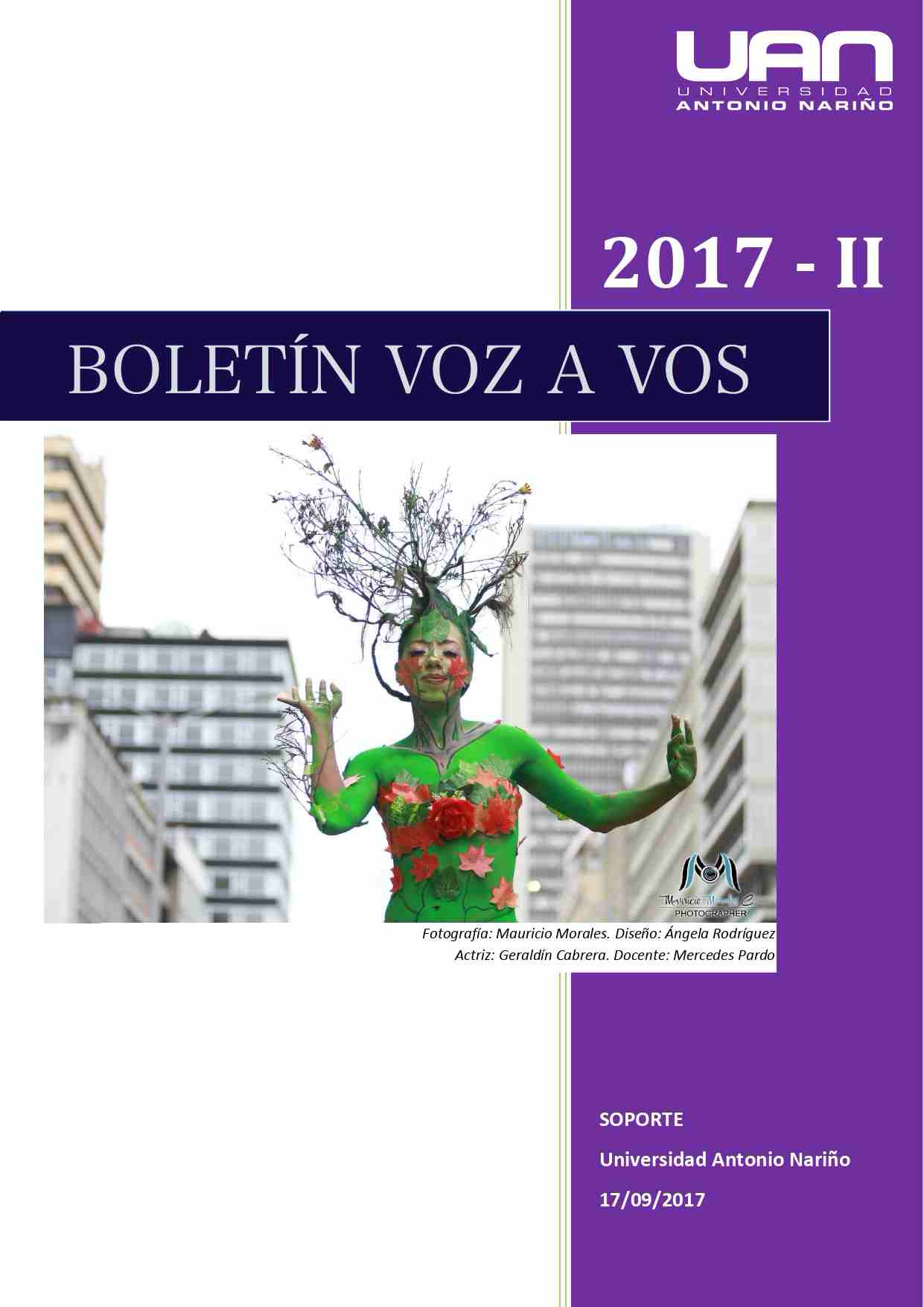 					View Vol. 2 No. 4 (2017): Transversal dialogues at the UAN and Puppets
				