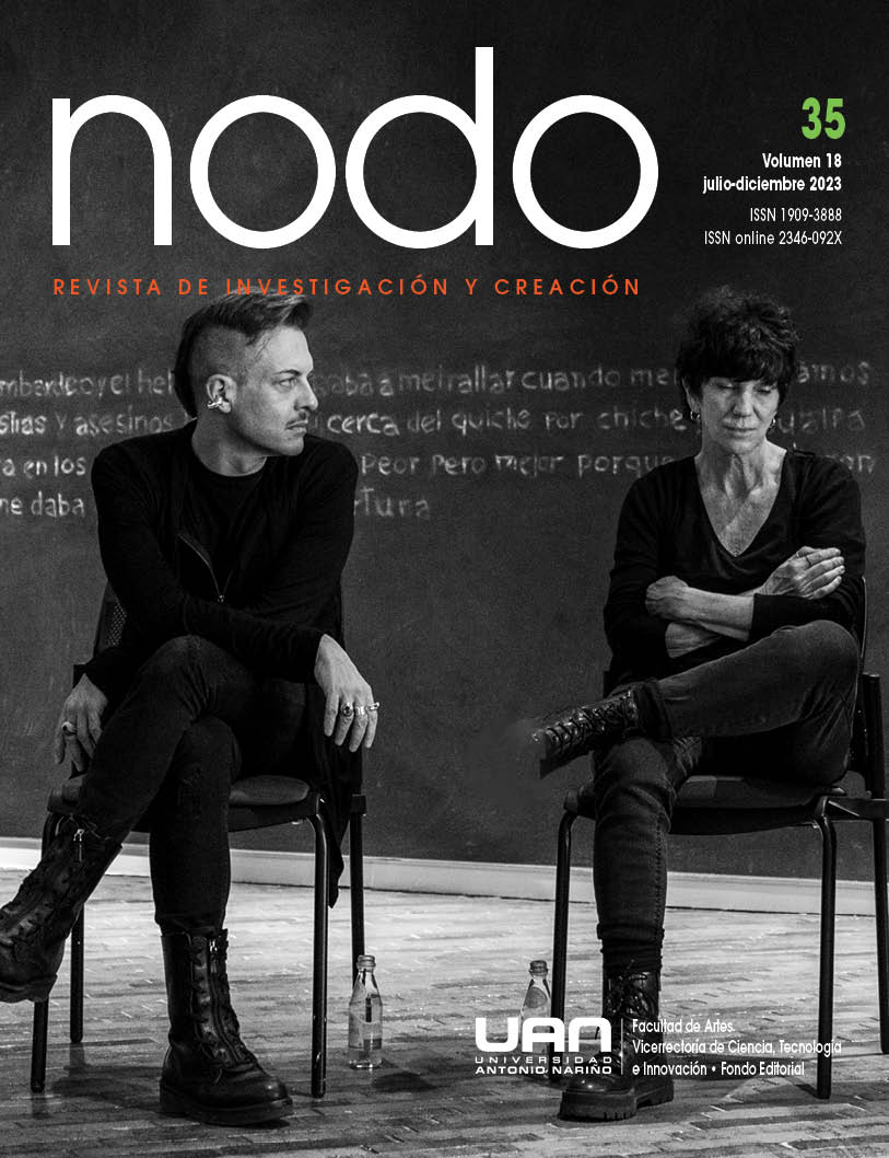 Eugenio Viola y Ana Gallardo, 2023. Fotografía © Gregorio Díaz. Cortesía del Museo de Arte Moderno de Bogotá-MAMBO