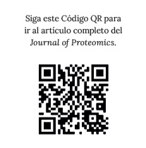 Reseña de artículo publicado en J. Proteomics Código Qr que lleva al artículo original